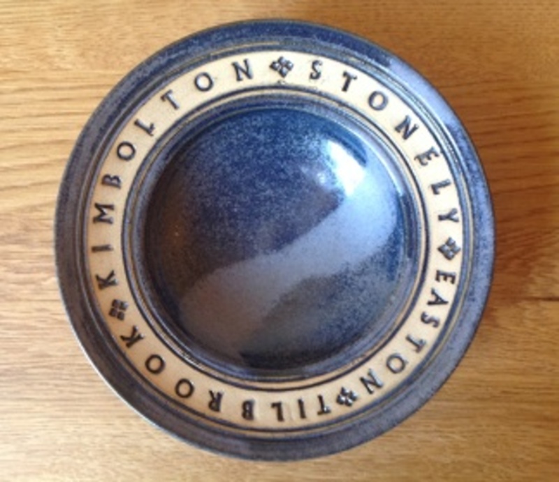 Handmade stoneware plate